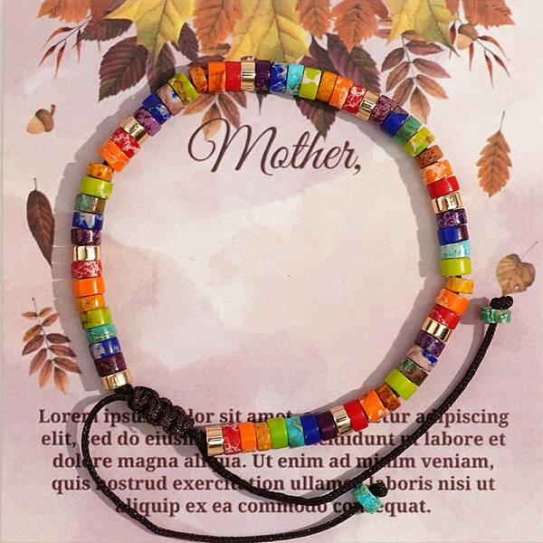 European and American Style Imperial Jasper Bracelet with Card