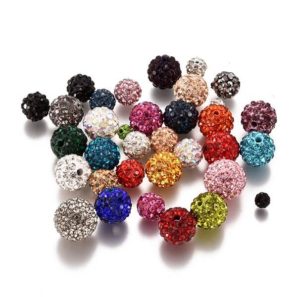 Pave Disco Ball Beads