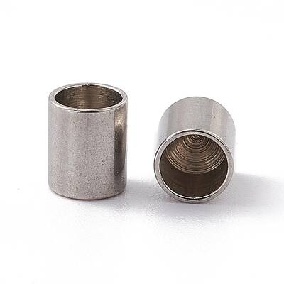 Tarnish Resistant 201 Stainless Steel Cord Ends