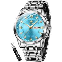 OLEVS Classic Men Watches with Date,Stainless Steel Man Watch with Date, Bussiness Watches for Men,Luminous Quartz Mens Watch...