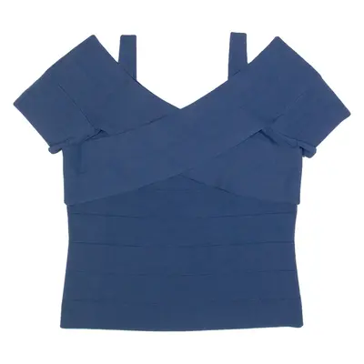 PHASE EIGHT Bandage Womens Top Blue S