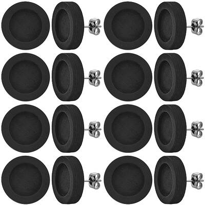 40Pcs Wooden Stud Earring Findings