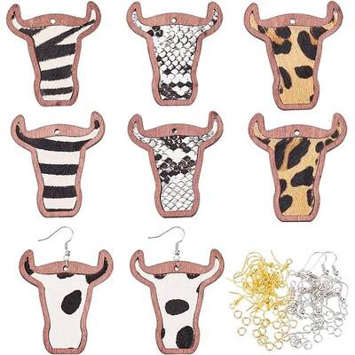 DIY Cattle Head Dangle Earring Making Kit