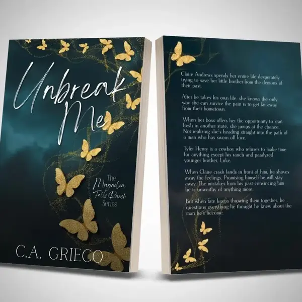 Author Signed copy of Unbreak Me Soft Cover (romance novel)