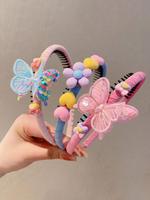 Cute Butterfly & Flower & Heart Design Hair Hoop, Colorful Sequin Decor Hair Hoop, Non-slip Headbands, Fashion Hair Accessori...