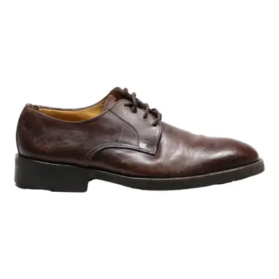 LOTTUSSE Derby Shoes Brown Leather Mens UK 8
