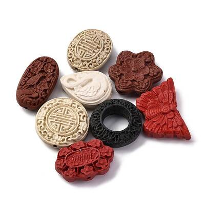 Cinnabar Beads