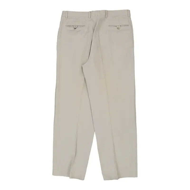 Valentino Trousers - 34W 30L Beige Cotton