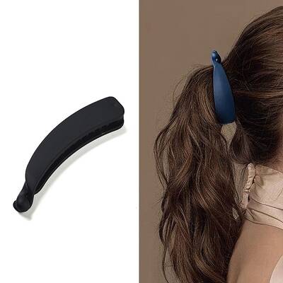 Plastic Banana Hair Clips