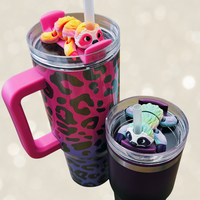 Cute 3-D Printed Tonsofprintz Tumbler Buddy - Rainbow Sloth Design - *COLORS VARY - Accessorize ANY Tumbler - Fits up to 10mm...