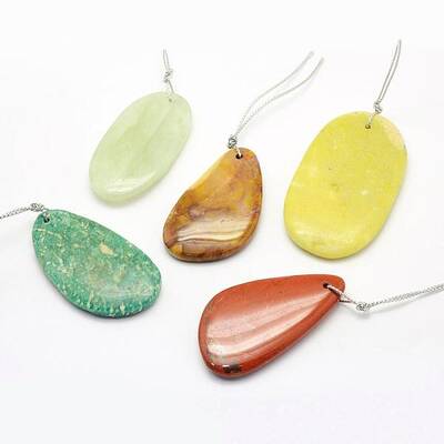 Natural Mixed Stone Pendants