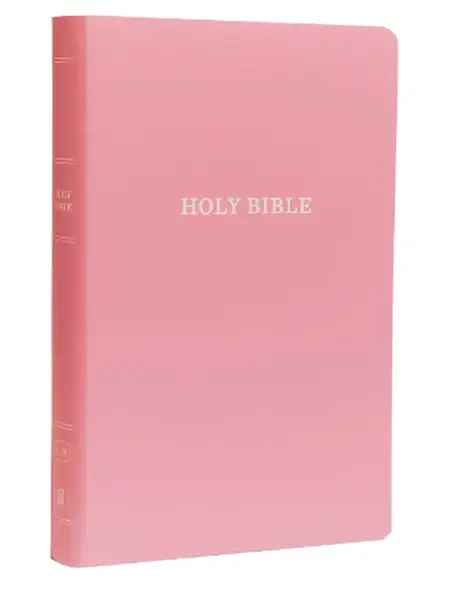 KJV Holy Bible: Gift and Award, Pink Leather-Look, Red Letter, Comfort Print: King James Version Imitation Leather