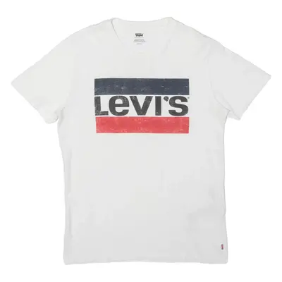 LEVI'S Mens T-Shirt White S
