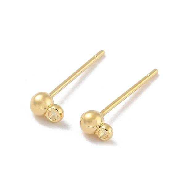 Brass Studs Earring Findings