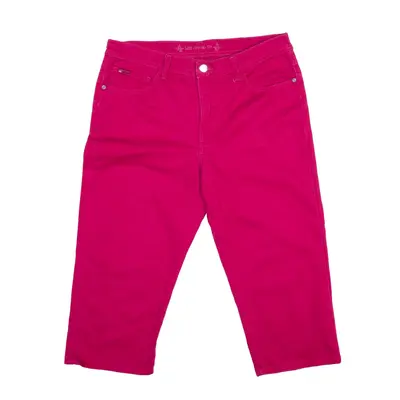 LEE 3/4 Length Casual Shorts Pink Regular Womens M W34