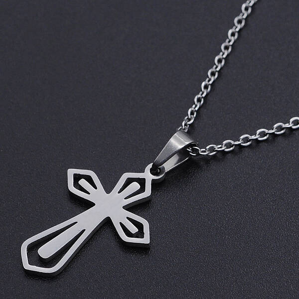 Non-Tarnish 201 Stainless Steel Pendants Necklaces