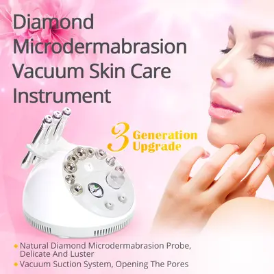 Diamond Microdermabrasion Vacuum Peeling Skin Rejuvenation Dermabrasion Machine for Spa Salon Studio Home Use | MS-21P2