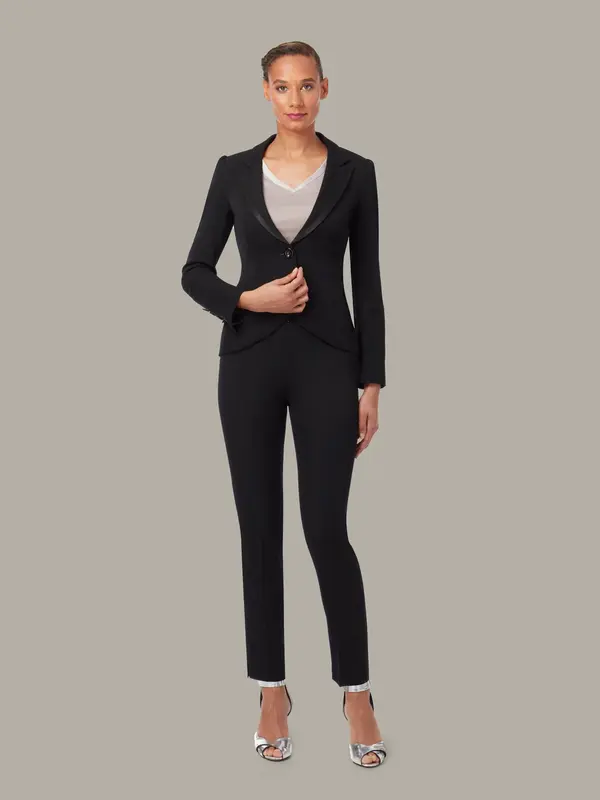VESTIBULE | Single-Button Tux Jacket | Colour: Classic Black | Size: XXS