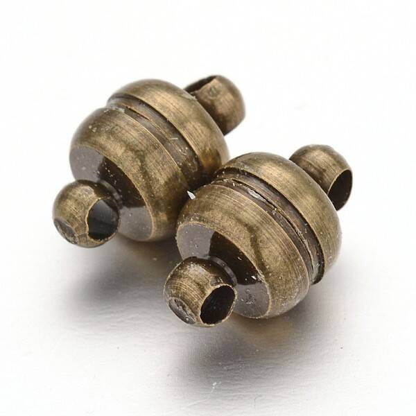 Brass Magnetic Clasps with Loops