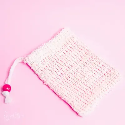 Natural Mesh Soap Saver for Longer Lasting Soap - Lightweight Accessory