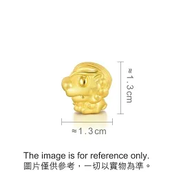 'Zhù' 999 Gold Charm