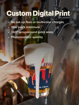 RESERVE 10oz Stackable Old Fashioned MS Copolyester Glass - Bulk | Size: 96 Pack | Style: Printed