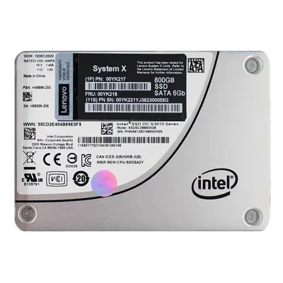 00YK217 Lenovo 800GB Multi-Level Cell SATA 6Gb/s Hot Swappable 2.5-Inch Solid State Drive for x3250 M6
