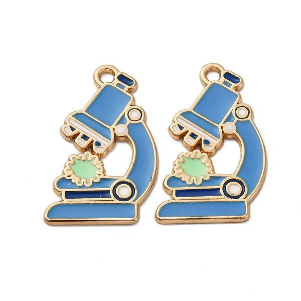 Chemistry Theme Alloy Enamel Pendants