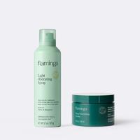 Body Moisture Duo: Light Hydrating Spray & Deep Nourishing Cream Body Care Set