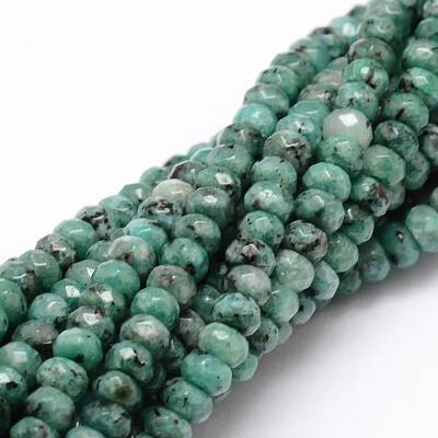 Dyed Natural Malaysia Jade Rondelle Beads Strands
