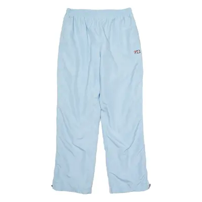 FILA Mesh Lined Mens Rain Trousers Blue Straight XL W30 L32