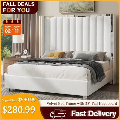 [TikTokShopfalldealsforyou]Amerlife Bed Frame 58\