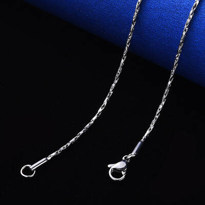 Non-Tarnish 304 Stainless Steel Boston Link Chain Necklace