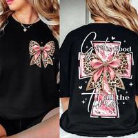 Express Your Faith Through Style -'God is Good all the Time' T-Shirt for Daily Wear Womenswear Everyday