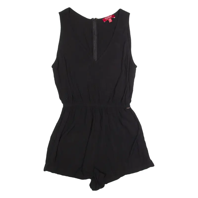 GUESS Womens Playsuit Black Wide-Leg M