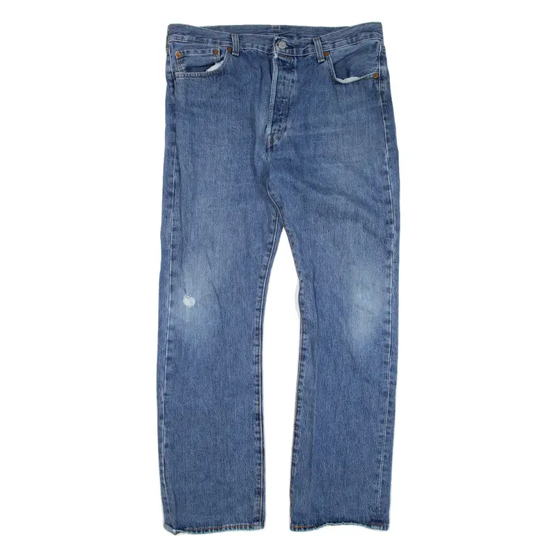 LEVI'S 501 BIG E Jeans Mens Blue Regular Straight W36 L32