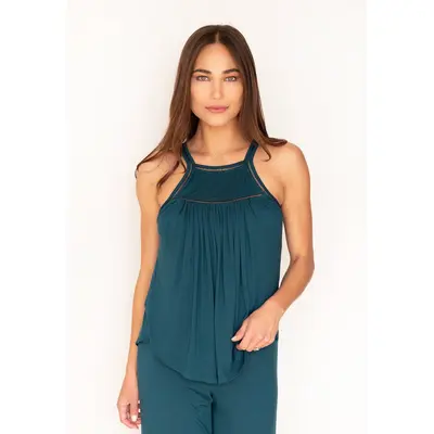 Wine Down Top | Color: Deep Teal | Size: XL
