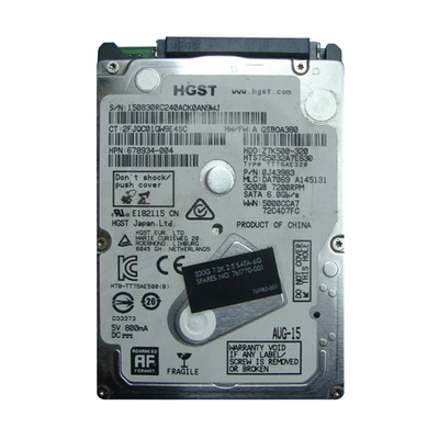 761770-001 HP 320GB 7200RPM SATA 6Gb/s 32MB Cache 2.5-inch Hard Drive
