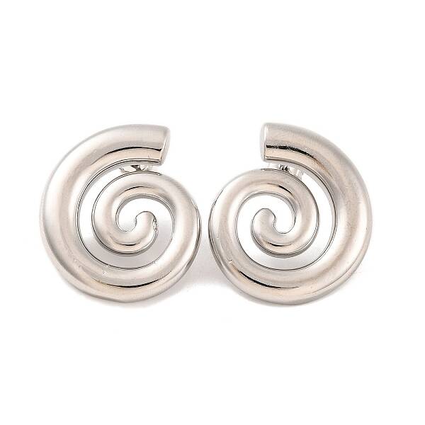 Brass Stud Earrings for Women