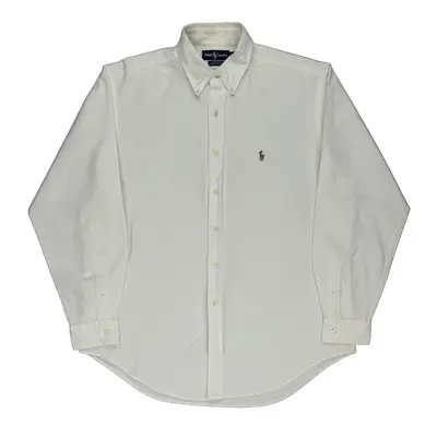 Yarmouth Ralph Lauren Shirt - Large White Cotton