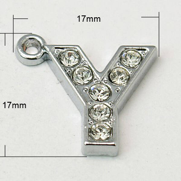 Alloy Letter Pendants