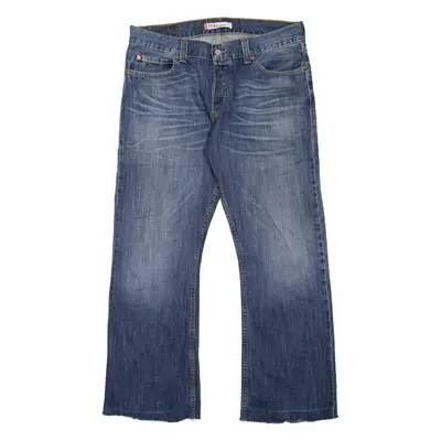 LEVI'S 512 Jeans Mens Blue Regular Bootcut Stone Wash W36 L30