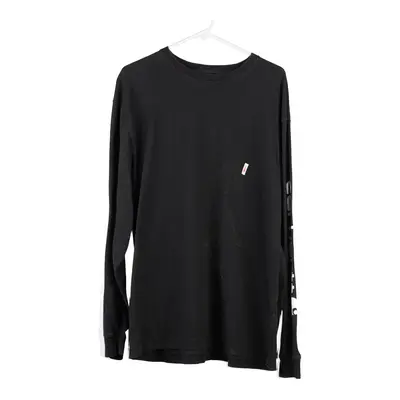 Original Fit Carhartt Long Sleeve T-Shirt - Large Black Cotton