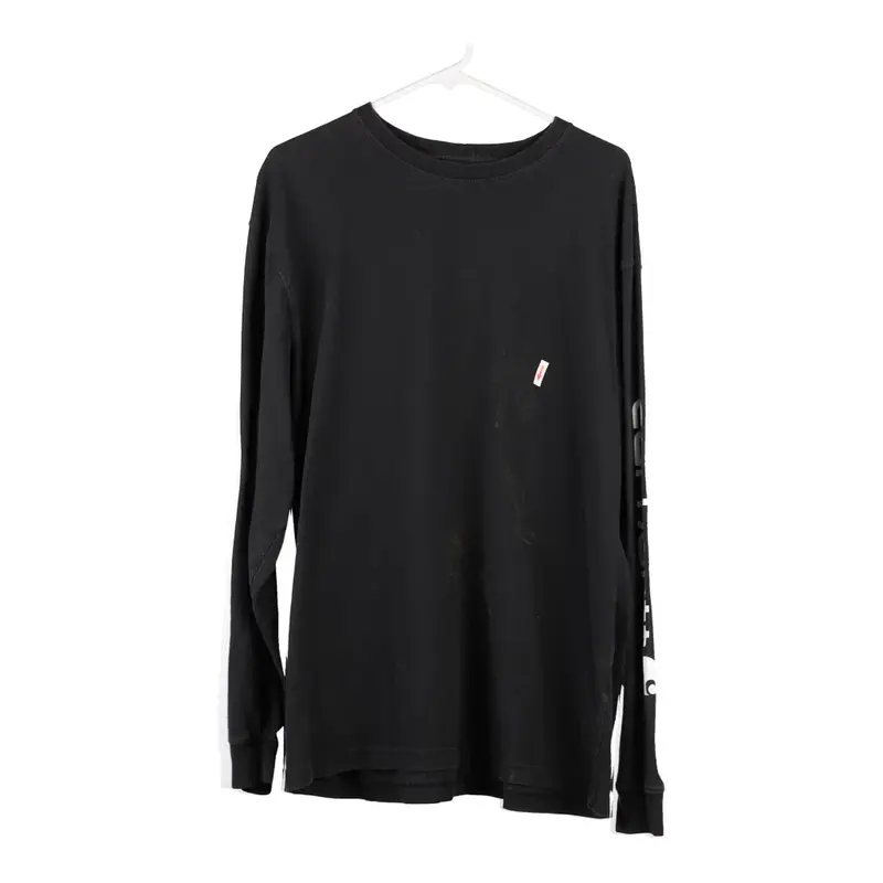Original Fit Carhartt Long Sleeve T-Shirt - Large Black Cotton