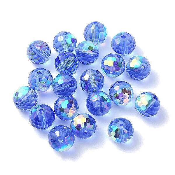 AB Color Plated Glass Beads