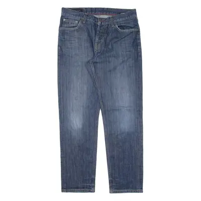 TOMMY HILFIGER Mens Jeans Blue Regular Tapered W34 L29