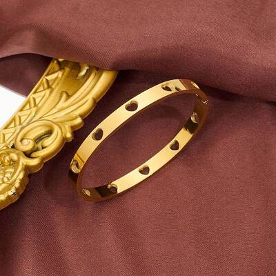 Hollow Stainless Steel Bracelets for Women