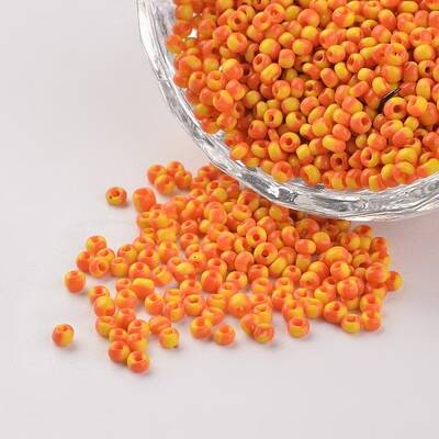 12/0 Opaque Colours Seep Glass Beads