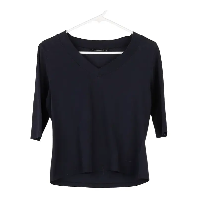 Best Company V-neck T-Shirt - Medium Navy Cotton