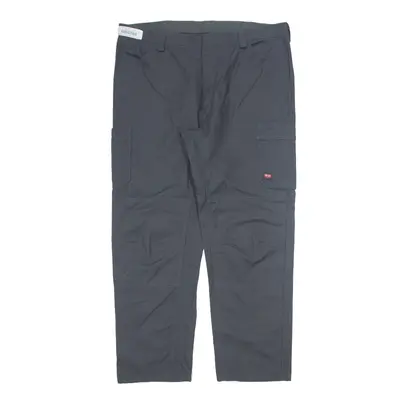RED KAP Cargo Workwear Trousers Grey Regular Straight Mens W42 L32